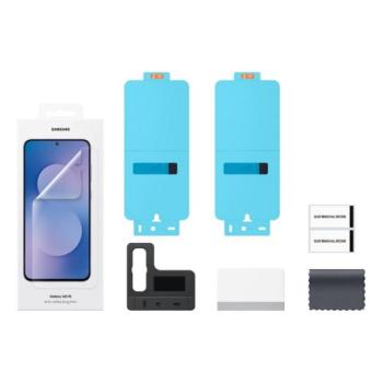 SAMSUNG képernyővédő fólia 2db (tükröződésmentes, törlőkendő + segédkeret) ÁTLÁTSZÓ Samsung Galaxy S25 FE (SM-S731) kép