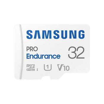 SAMSUNG Memóriakártya, PRO Endurance microSD kártya 32GB, CLASS 10, UHS-I (SDR104), + SD Adapter, R100/W30 kép