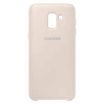 SAMSUNG műanyag telefonvédő (dupla rétegű, gumírozott) ARANY Samsung Galaxy J6 (2018) SM-J600F kép