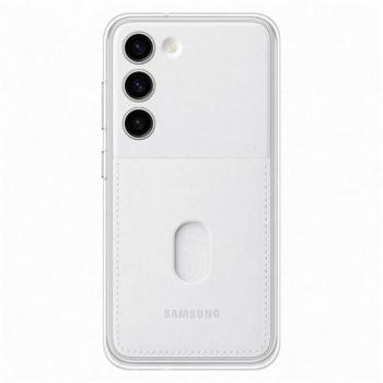 SAMSUNG műanyag telefonvédő (közepesen ütésálló, cserélhető átlátszó + bankkártya tartó hátlap) FEHÉR Samsung Galaxy S23 (SM-S911) kép