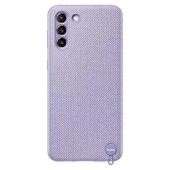 SAMSUNG műanyag telefonvédő (kvadrát textil bevonat) LILA Samsung Galaxy S21 Plus (SM-G996) 5G kép