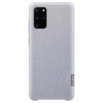SAMSUNG műanyag telefonvédő (kvadrát textil bevonat) SZÜRKE Samsung Galaxy S20 Plus (SM-G985F), Samsung Galaxy S20 Plus 5G (SM-G986) kép