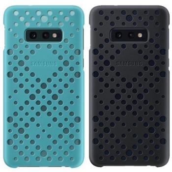 SAMSUNG műanyag telefonvédő (lyukacsos, 2db) FEKETE/ZÖLD Samsung Galaxy S10e (SM-G970) kép
