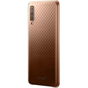 SAMSUNG műanyag telefonvédő (ultravékony, gyémánt minta) ARANY Samsung Galaxy A7 (2018) SM-A750F kép