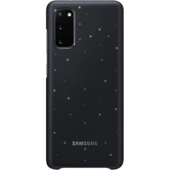 SAMSUNG műanyag telefonvédő (ultravékony, hívás és üzenetjelző funkció, LED világítás) FEKETE Samsung Galaxy S20 (SM-G980F), Samsung Galaxy S20 5G (SM-G981U) kép