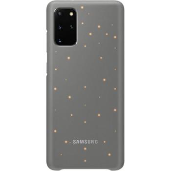 SAMSUNG műanyag telefonvédő (ultravékony, hívás és üzenetjelző funkció, LED világítás) SZÜRKE Samsung Galaxy S20 Plus (SM-G985F), Samsung Galaxy S20 Plus 5G (SM-G986) kép
