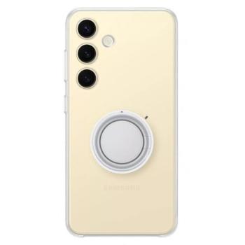 SAMSUNG műanyag telefonvédő (ultravékony, tartógyűrű, kitámasztó) ÁTLÁTSZÓ Samsung Galaxy S24 (SM-S921) kép