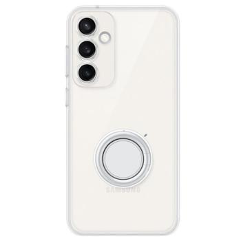 SAMSUNG műanyag telefonvédő (ultravékony, telefontartó gyűrű, kitámasztó) ÁTLÁTSZÓ Samsung Galaxy S23 FE (SM-S711) kép
