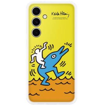 SAMSUNG műanyag telefonvédő (ütésállóság, cserélhető átlátszó + kártyazseb hátlap) SÁRGA Samsung Galaxy S24 FE (SM-S721) kép