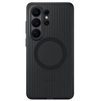 Samsung Rugged Magnet Samsung Galaxy S26 Ultra gyári hátlap tok, ütésálló, MagSafe, fekete kép