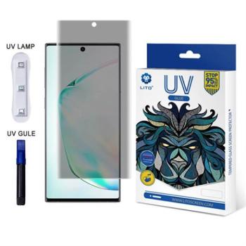 Samsung S20 Lito UV Liquid Glue Privacy 3D Üvegfólia - Átlátszó kép