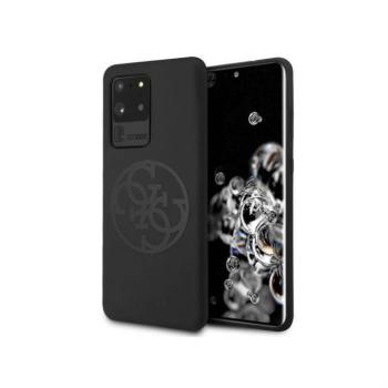 Samsung S20 Ultra GUESS GUHCS69LS4GBK Liquid Silicon Hátlap - Fekete kép