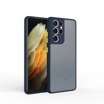 Samsung S21 Ultra műanyag tok, kék,zöld kép