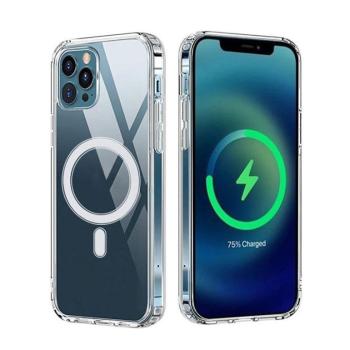 Samsung S23 Ultra Anti Shock Magsafe Hátlap - Átlátszó kép