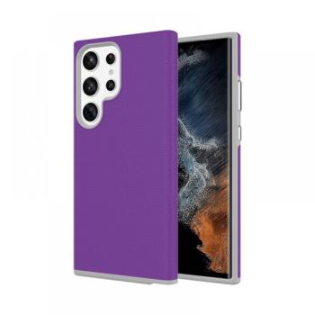 Samsung S23 Ultra TPU+PC ütésálló tok,Lila kép