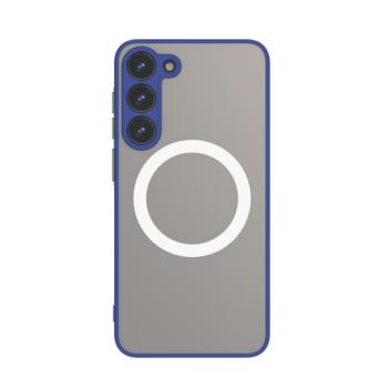 Samsung S24 Plus mágneses műanyag tok, kék,zöld kép