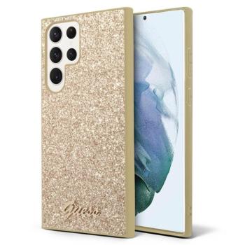 Samsung S24 Ultra GUESS GUHCS24LHGGSHD Glitter Hátlap - Arany kép