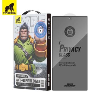 Samsung S24 Ultra TG Privacy 2.5D Full Üvegfólia - Fekete kép