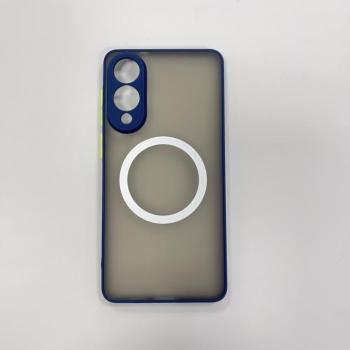 Samsung S25 Edge mágneses műanyag tok, kék,zöld kép