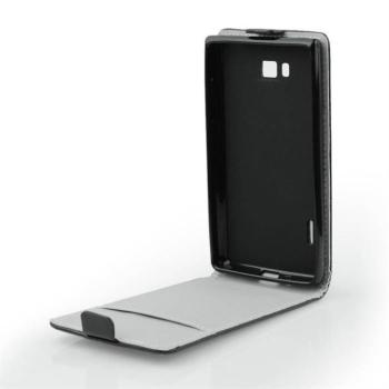 Samsung S9 Flip Flexi Bőrtok - Fekete kép