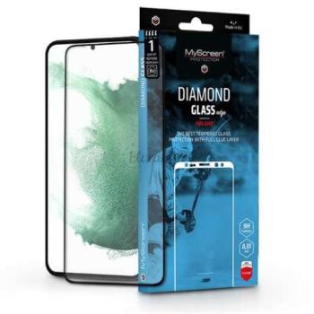 Samsung S906 Galaxy S22+ 5G/Galaxy S23+ edzett üveg képernyővédő fólia - MyScreen Protector Diamond Glass Edge2.5D Full Glue - fekete kép