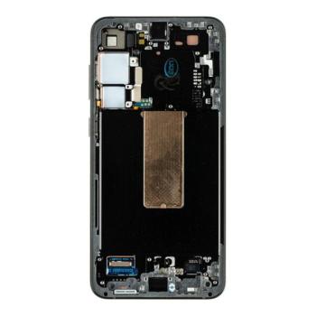 Samsung S916 Galaxy S23+ kompatibilis LCD kijelző + érintő, kerettel, szürke kép