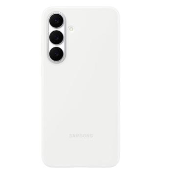 Samsung Silicone Cover Galaxy S25 FE gyári hátlap tok, fehér kép
