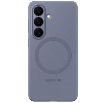 Samsung Silicone Magnet Samsung Galaxy S26 gyári hátlap tok, szilikon, MagSafe, kékes lila kép