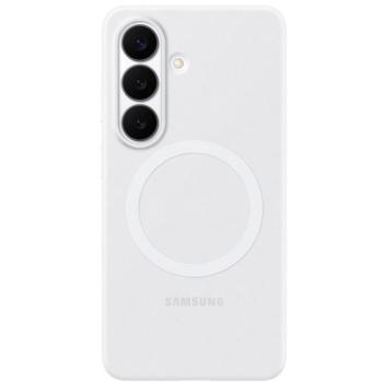 Samsung Silicone Magnet Samsung Galaxy S26 Plus gyári hátlap tok, szilikon, MagSafe, fehér kép