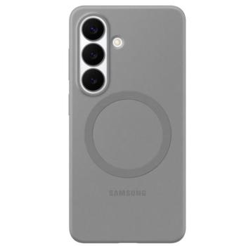 Samsung Silicone Magnet Samsung Galaxy S26 Plus gyári hátlap tok, szilikon, MagSafe, szürke kép