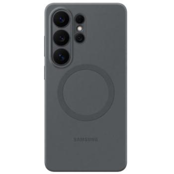 Samsung Silicone Magnet Samsung Galaxy S26 Ultra gyári hátlap tok, szilikon, MagSafe, fekete kép
