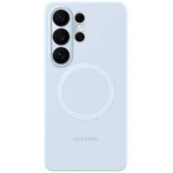 Samsung Silicone Magnet Samsung Galaxy S26 Ultra gyári hátlap tok, szilikon, MagSafe, kék kép