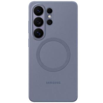 Samsung Silicone Magnet Samsung Galaxy S26 Ultra gyári hátlap tok, szilikon, MagSafe, kékes lila kép