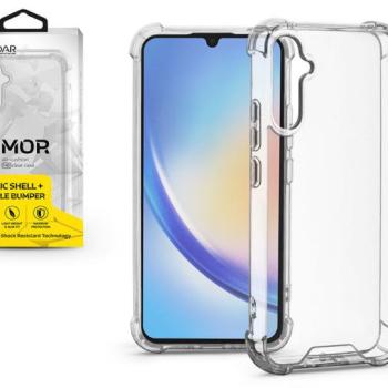 Samsung SM-A346 Galaxy A34 5G szilikon hátlap - Roar Armor Gel - átlátszó kép