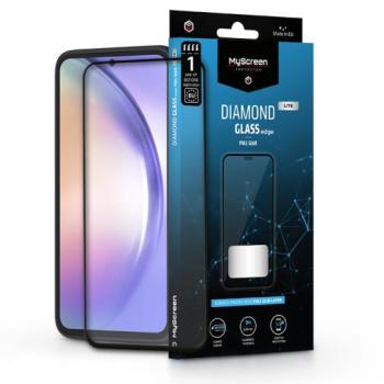 Samsung SM-A546 Galaxy A54 5G edzett üveg képernyővédő fólia - MyScreen Protector Diamond Glass Lite Edge2.5D Full Glue - fekete kép