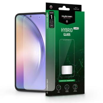 Samsung SM-A546 Galaxy A54 5G rugalmas üveg képernyővédő fólia - MyScreen Protector Hybrid Glass Lite - átlátszó kép