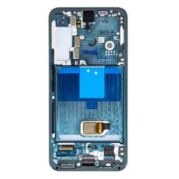Samsung SM-S901B Galaxy S22 kompatibilis LCD kijelző + érintő, kerettel, zöld kép