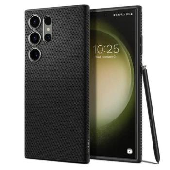 Samsung SM-S918 Galaxy S23 Ultra ütésálló hátlap - Spigen Liquid Air - fekete kép