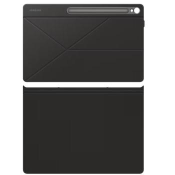 Samsung Smart Book Tab S10 FE+ gyári mágneses tablet tok pencil tartóval, fekete kép