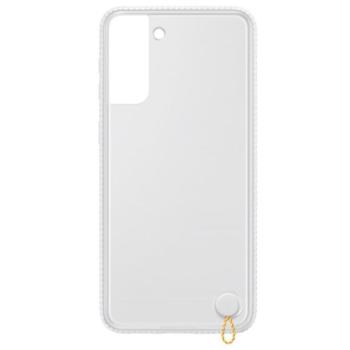 SAMSUNG szilikon telefonvédő (átlátszó hátlap, ütésálló keret) FEHÉR Samsung Galaxy S21 Plus (SM-G996) 5G kép