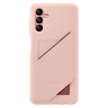SAMSUNG szilikon telefonvédő (bankkártya tartó, EF-OA047TZEG) RÓZSASZÍN Samsung Galaxy A04s (SM-A047F) kép