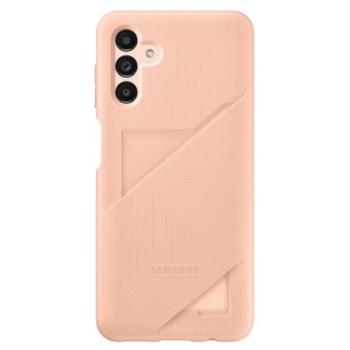 SAMSUNG szilikon telefonvédő (bankkártya tartó, EF-OA136TPEG) RÓZSASZÍN Samsung Galaxy A13 5G (SM-A136) kép