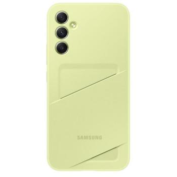 SAMSUNG szilikon telefonvédő (bankkártya tartó) LIME Samsung Galaxy A34 5G (SM-A346) kép