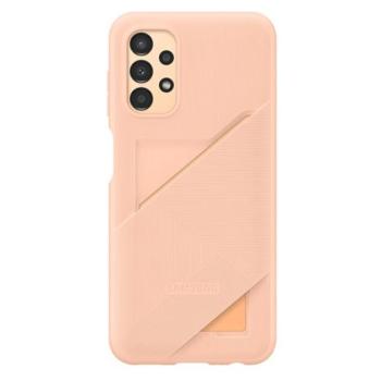 SAMSUNG szilikon telefonvédő (bankkártya tartó) RÓZSASZÍN Samsung Galaxy A13 4G (SM-A135F / A137F) kép