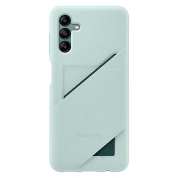 SAMSUNG szilikon telefonvédő (bankkártya tartó) ZÖLD Samsung Galaxy A04s (SM-A047F) kép