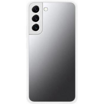 SAMSUNG szilikon telefonvédő (cserélhető átlátszó / füst hátlap, ütésálló keret) FEHÉR Samsung Galaxy S22 Plus 5G (SM-S906) kép