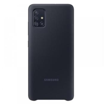 SAMSUNG szilikon telefonvédő FEKETE Samsung Galaxy A51 (SM-A515F) kép