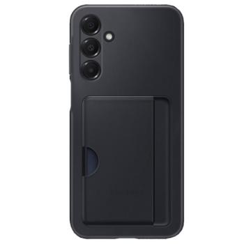 SAMSUNG szilikon telefonvédő (kártyazseb) FEKETE Samsung Galaxy A16 4G (SM-A165), Galaxy A16 5G (SM-A166) kép