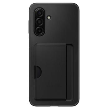 SAMSUNG szilikon telefonvédő (kártyazseb) FEKETE Samsung Galaxy A17 5G (SM-A176) kép