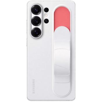 SAMSUNG szilikon telefonvédő (matt, beépített szíj, kitámasztó) FEHÉR Samsung Galaxy S25 Ultra (SM-S938) kép